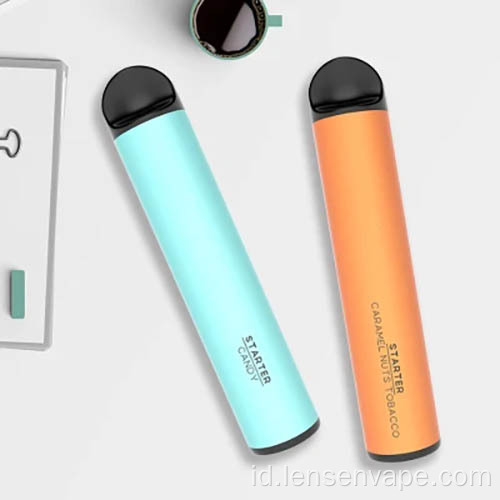 Baterai 650mAh yang disesuaikan 1000PUFFS POD VAPE DISAGA
